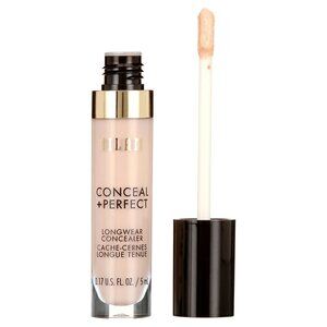 Milani Conceal + Perfect Longwear Concealer 110 Nude Ivory Full Coverage 0.17oz